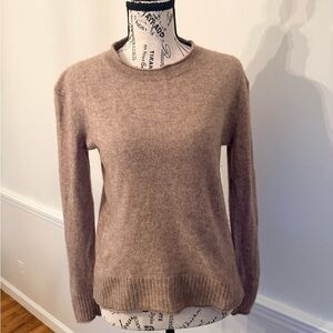 Rachel Zoe 100% Cashmere Cozy Women's Sweater in Tan